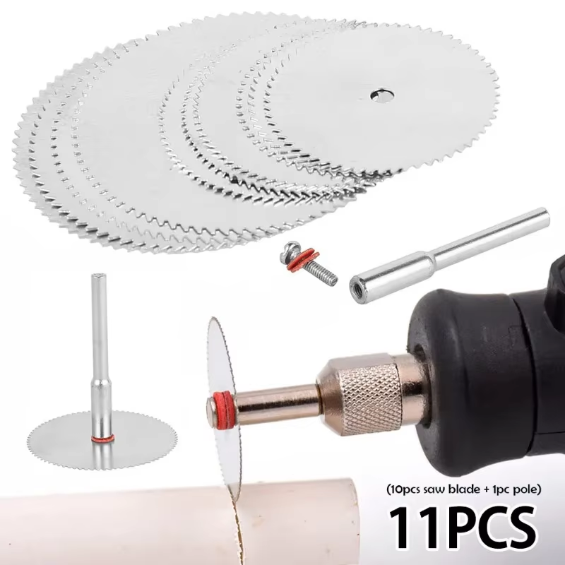 Cordless Rotary Tool Kit Accessories - Kit de 11 Peças de Discos