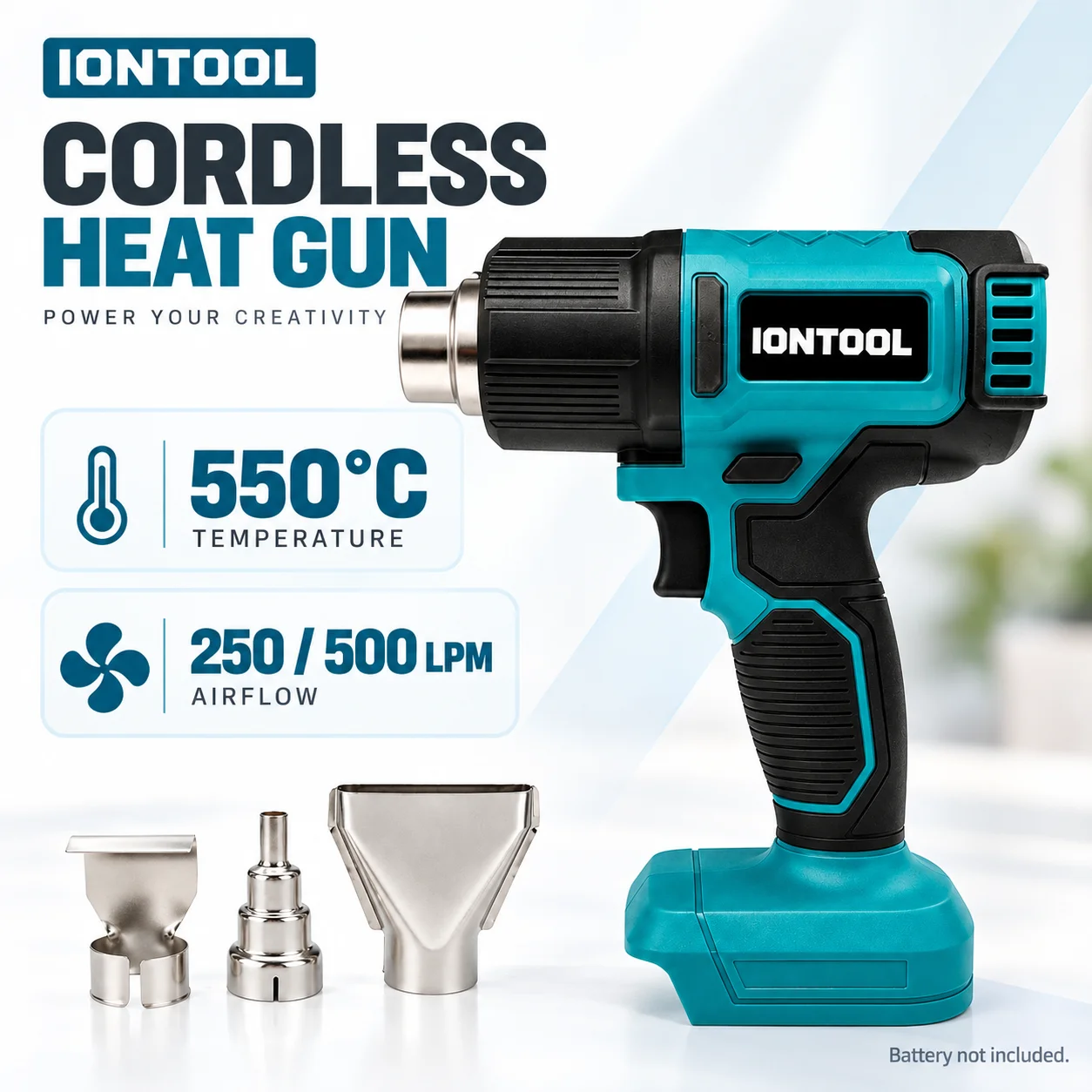 Cordless Heat Gun For Shrink Tubing - Pistola de Calor Sem Fio IONTOOL