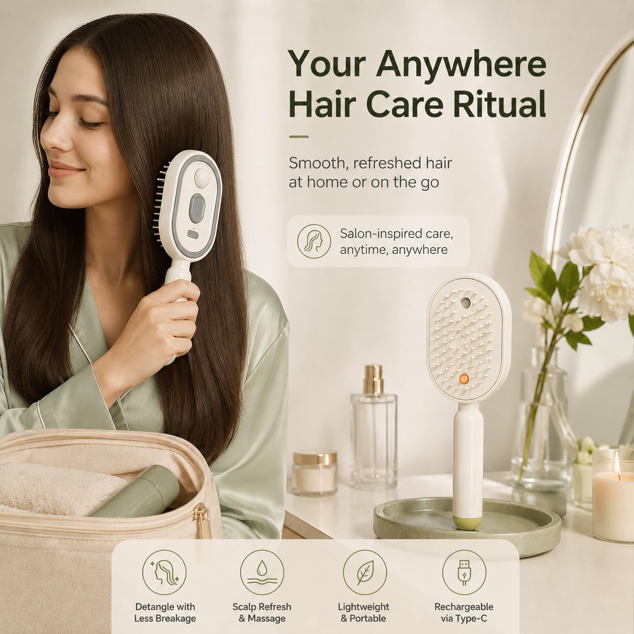 Escova de Massagem Capilar Elé - Electrical avaliação e preço