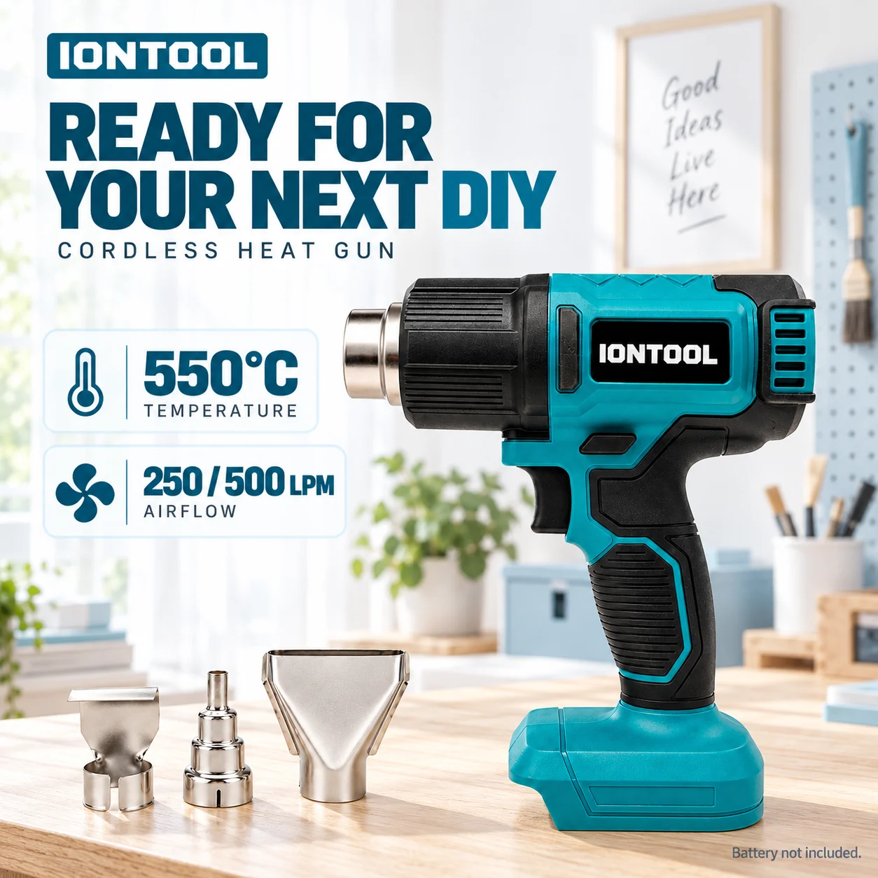 IONTOOL Pistola de Calor Sem F - Cordless Heat Gun For Shrink Tubing avaliação e preço