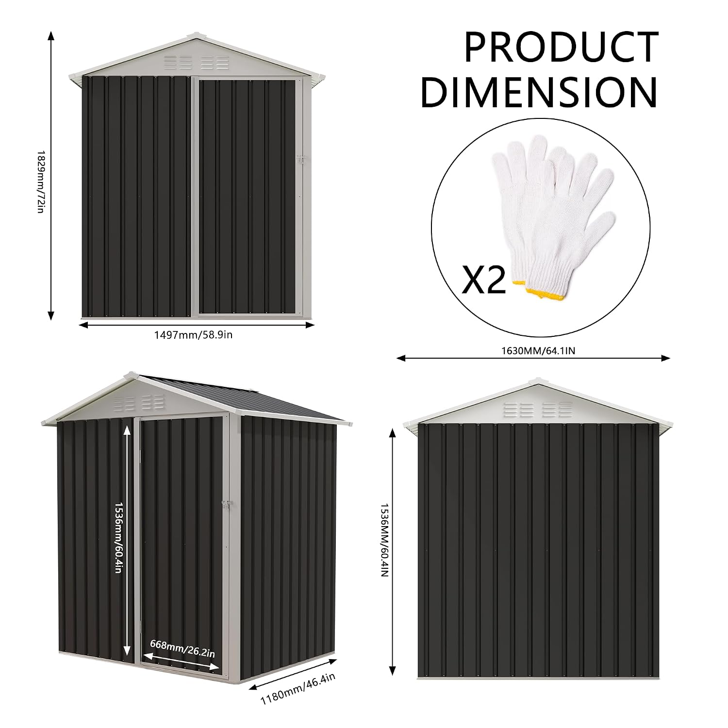 Galpão de Armazenamento Extern - Garden Tools avaliação e preço